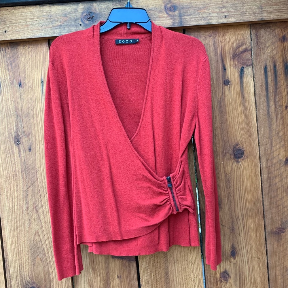 Pompeii red sweater